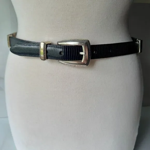 Brighton | Accessories | Vintage Brighton Black Leather Belt  display picture 2